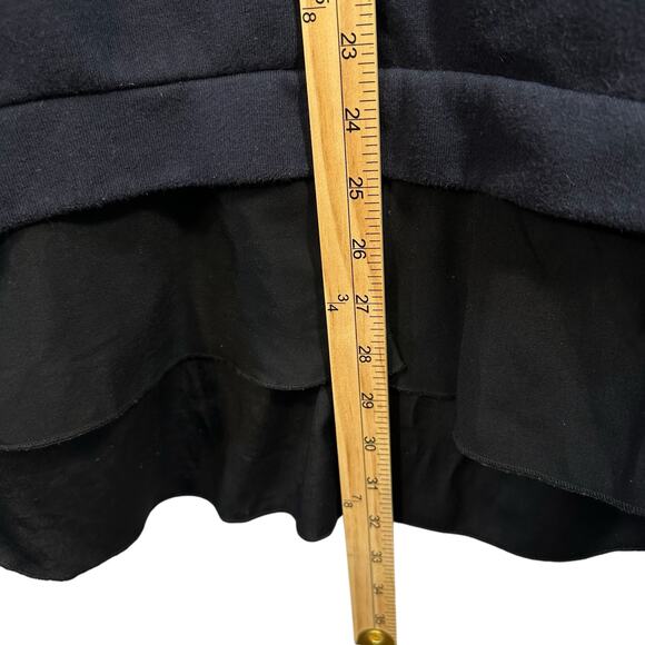 Lane Bryant Ruffled Sleeve Sweatshirt Plus SZ 22/24 Fairygoth Feminine Y2K Cozy - Picture 8 of 13